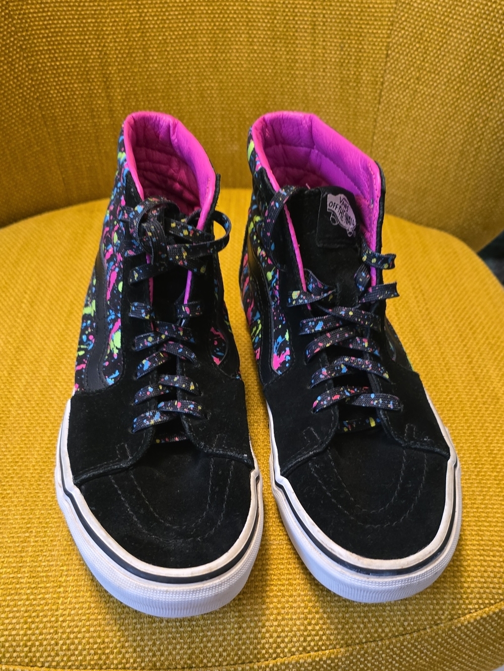 Vans Sk8-Hi Paint Splatter - Picture 1 of 8